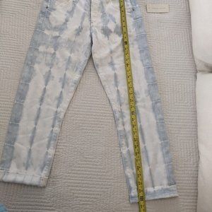 Citizen of Humanity Light Blue Tie-Dyed Emerson Slim Boyfriend Jeans